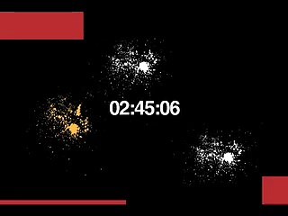 Apple Motion Countdown made for youth retreat