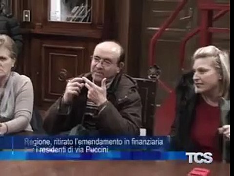 Regione ritirato lemendamento in finanziaria per i residenti di via Puccini