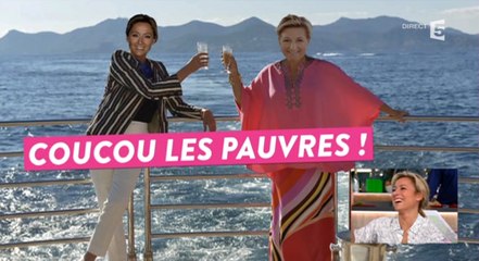 Les dessous de C à vous : "Coucou les pauvres !" - ZAPPING TÉLÉ DU 19/02/2016