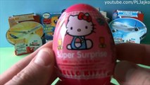 Sürpriz yumurta nasıl yapılır 5 yumurta Hello Kitty 2014 unboxing