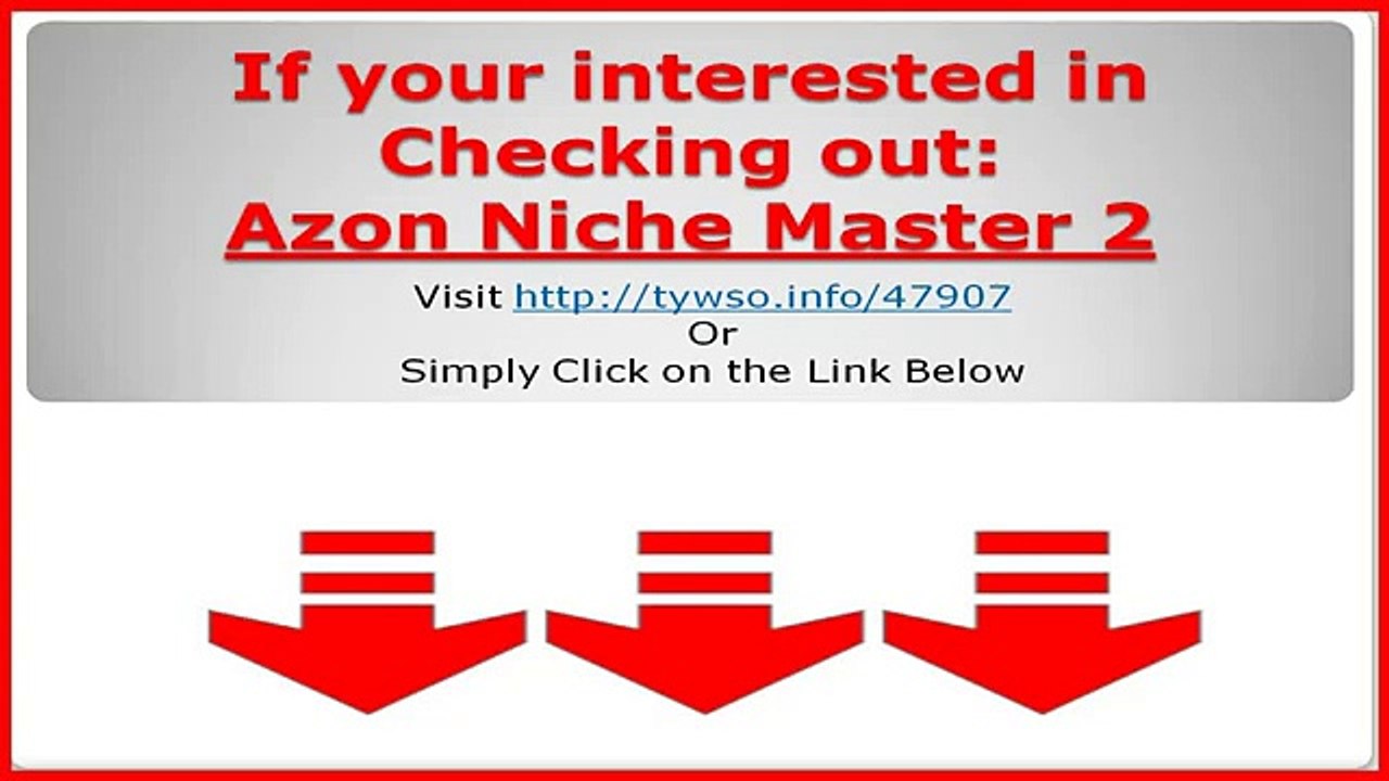 WSO Azon Niche Master 2 Review - Expertly researched, profitable niches plus niche wordpress themes