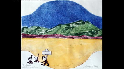 Monoprinting by Victoria Chick