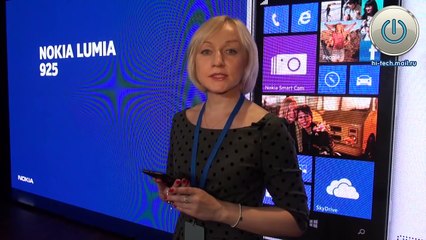 Смартфон Nokia Lumia 925 первые впечатления на русском языке