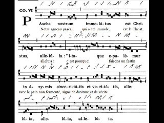 Communio gregorian 'Pascha nostrum', Ad Vigiliam paschalem (Vigile pascale)