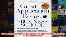 Download PDF  Great Application Essays for Business School Great Application for Business School FULL FREE