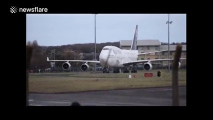 Iron Maiden's 'Ed Force One' leaves Cardiff for Florida