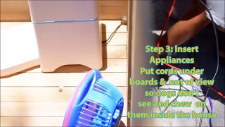 How to make a Solar Dog house with Wifi Cameras, Wifi Controlled Auto Feeder, Fan, 3W LED Light