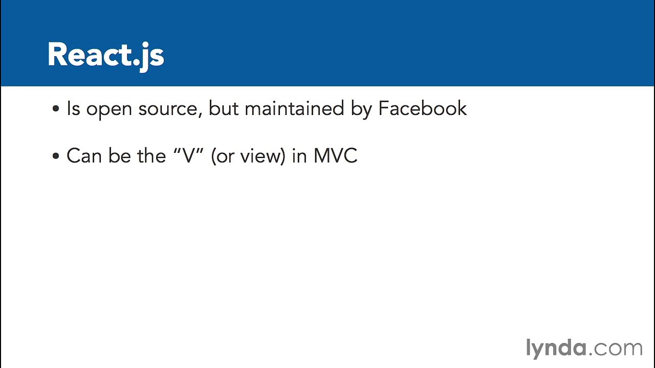 Learn React.js: The Basics 04 What is React
