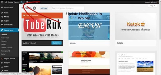 Tuberuk - One click update wordpress theme