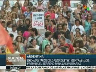 Argentina: gobierno aprueba un polémico protocolo de seguridad
