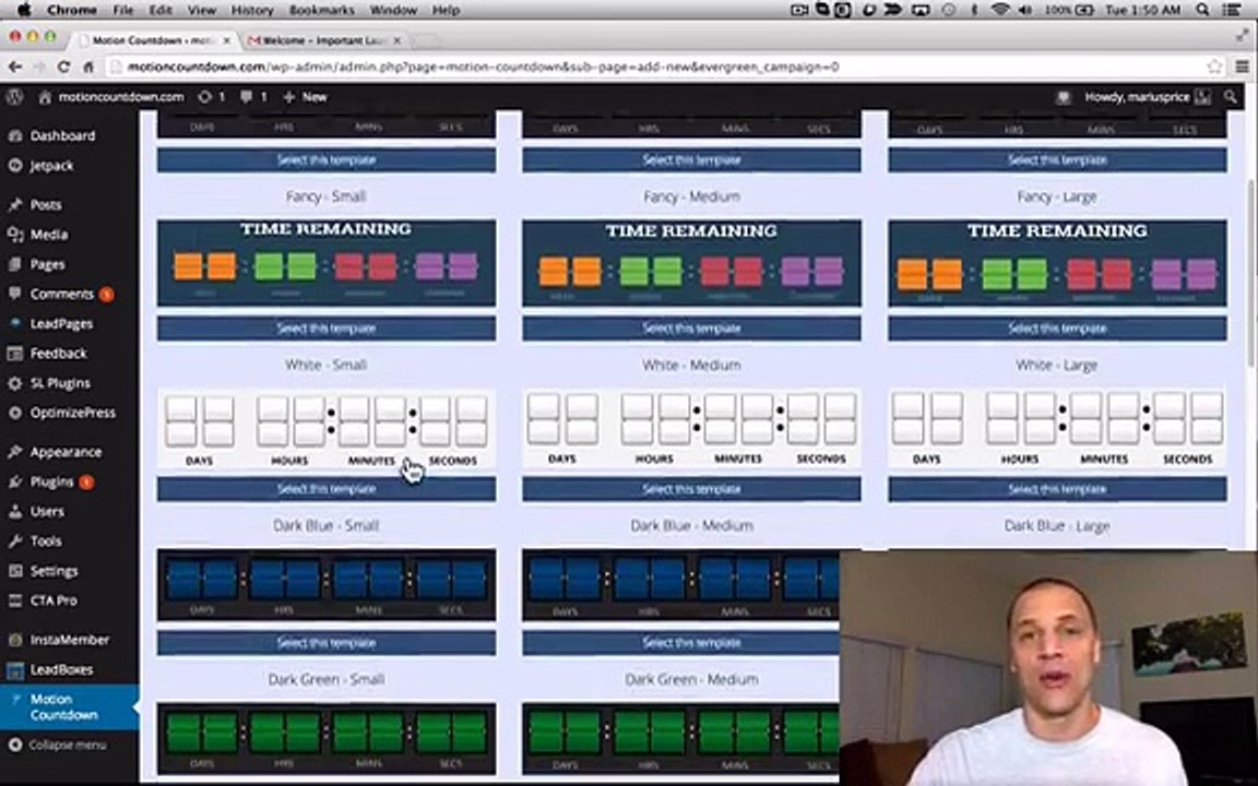 Motion Countdown Demo