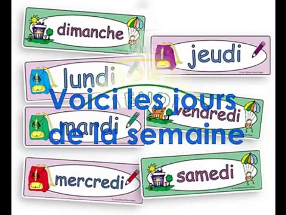 Caillou - Les Jours de la Semaine
