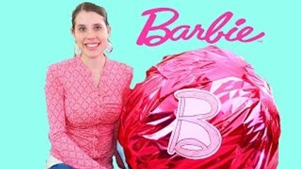 Barbie GIANT SURPRISE Egg Disney Princess Dolls Barbie Playsets Motorhome Largest Kinder E