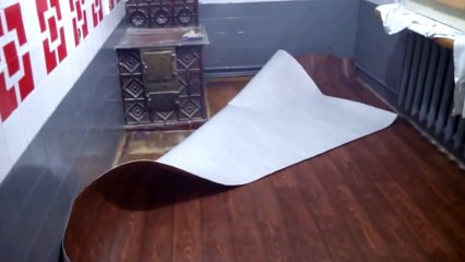 Как постелить линолеум самому