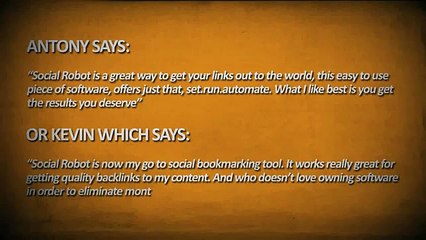 How to create social backlinks on autopilot - SocialRobot