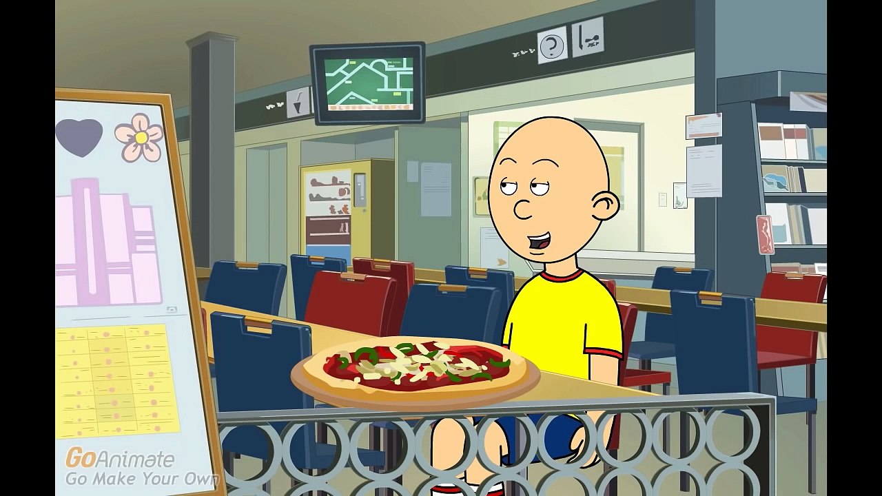 Caillou goes to Chuck E Cheese while Grounded