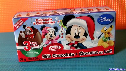Christmas Minnie Mouse Huevos Sorpresa Unboxing same as Chocolate Kinder Surprise Eggs Nav