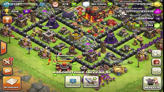Clash Of Clans ~ Petit Glitch Pour l Elixir et l Elixir Noir !