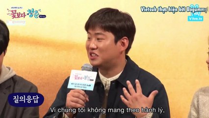 [VIETSUB]180216 V-app Youth Over Flowers #3 Bệnh cảm ơn ^^