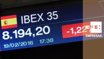 La Bolsa española pierde los 8.200 puntos tras caer un 1,22% lastrada por la banca y el petróleo