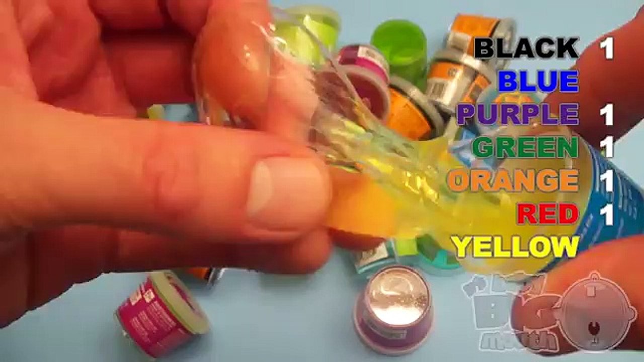 Learn Colours With Ooze and Glitter Putty! Fun Learning Contest!