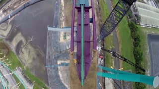 SeaWorld Orlando Mako Construction Update 1.06.16 MAKO TOPPED OFF!!!