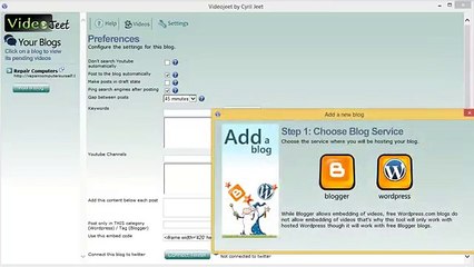 Adding a blog to blogger.com - Video Jeet Training