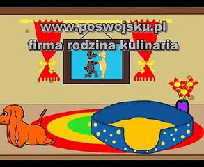 Uszek i Duszek funny story animated dog for children- the little dog Uszek and his friend