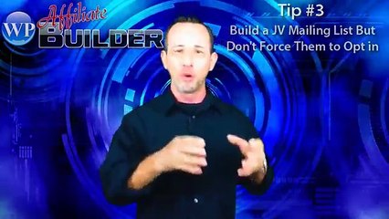 WP Affiliate Builder - Affiliate Building Tip #3