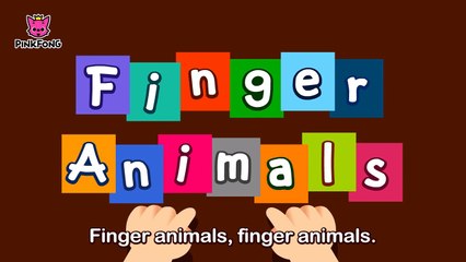 Finger Animals  Number Songs  PINKFONG Songs for Children