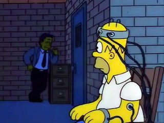 The Simpsons - Homer lie detector