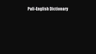 [PDF] Pali-English Dictionary Download Online