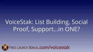 VoiceStak Review: List Build, Social Proof, Support…
