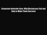 Download Corporate Intensive Care: Why Businesses Fail and How to Make Them Succeed  Read Online