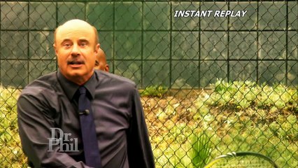 Dr. Phil Serves Up a Game of Tennis to Steve Harvey