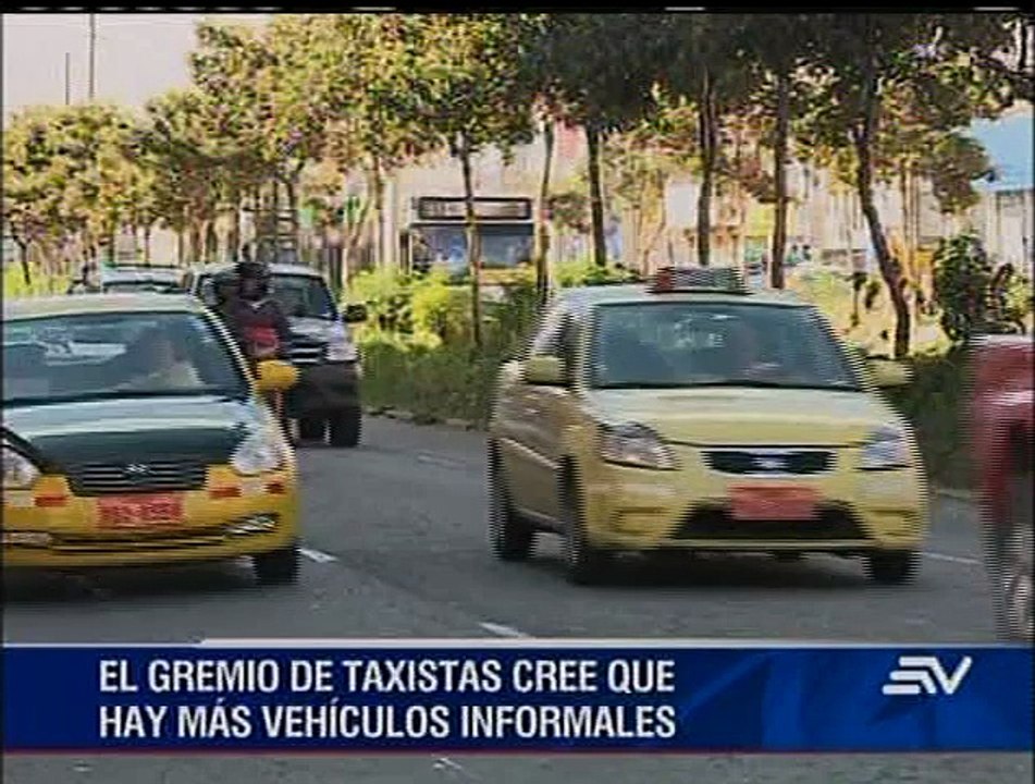 Taxistas en Quito