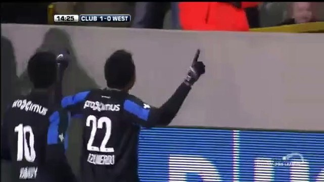 Izquierdo Amazing Goal Club Brugge KV 1 - 0 Westerlo 19.02.2016 Jupiler League
