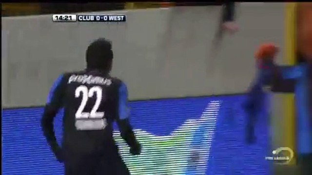 Izquierdo Amazing Goal Club Brugge KV 1 - 0 Westerlo 19.02.2016 Jupiler League -