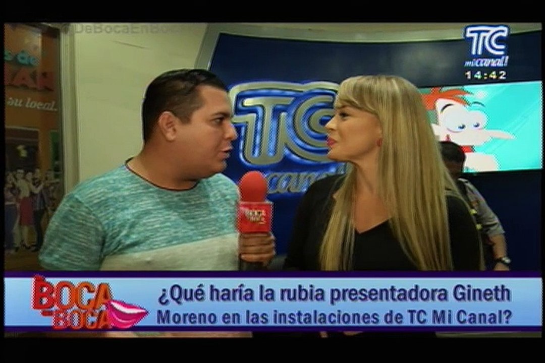¿Qué hacía Gineth Moreno en las instalaciones de TC Mi Canal?