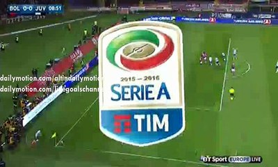 Patrice Evra Header Chance - Bologna 0-0 Juventus - Serie A - 19.02.2016