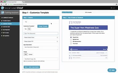 Social Lead Chief - Training Video - Customization (part 1)