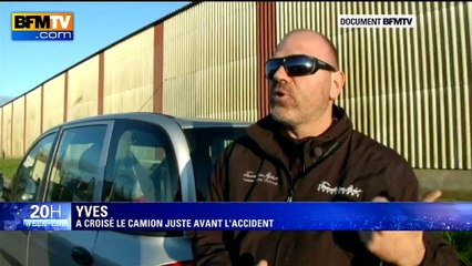 Accident de Rochefort: "J'ai vu une masse blanche arriver sur moi", confie un témoin