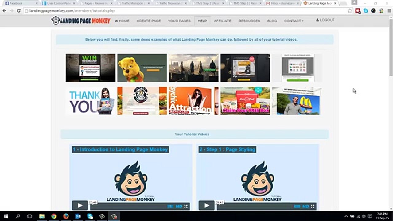 Traffic Monsoon System - Landing Page Monkey Offer
