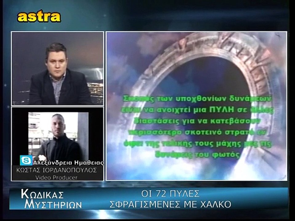 Κώδικας Μυστηρίων (23/1/2016):Πύλες Μέγας Αλέξανδρος Νεφελίμ