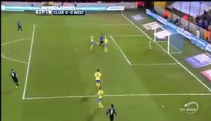 Vanaken Second Goal Club Brugge KV 4 - 0 Westerlo 19.02.2016 Jupiler League -
