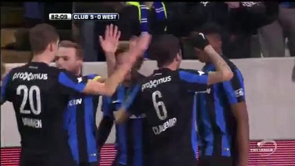 Ferreira da Silva GOAL (5:0) Club Brugge KV vs Westerlo - 19/02/2016