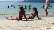 Beautiful Russian girls in Patong beach Thailand 2016