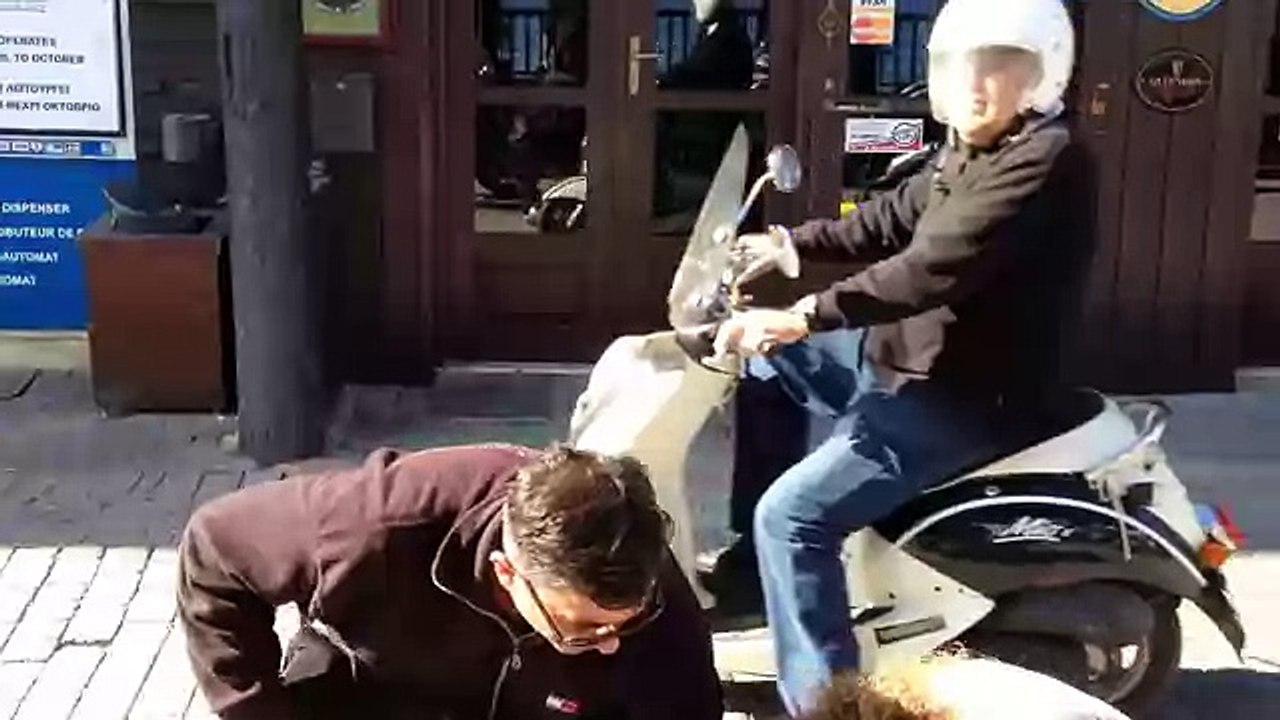 ALIVE OCTOPUS  ON HERSONISSOS BEACH ROAD  20 NOVEMBER  2015