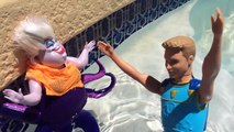 Mike the Merman Mermaid Falls in Love With Barbie Romie ✯ Little Mermaid Ariel Sisters DisneyCarToys