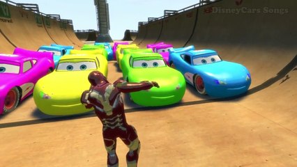 Iron Man meets Disney Cars McQueen Lightning! Custom Yellow Color Full HD Pixar
